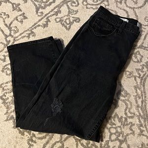 Universal thread, vintage, straight leg, distressed, jeans, size 14/32R